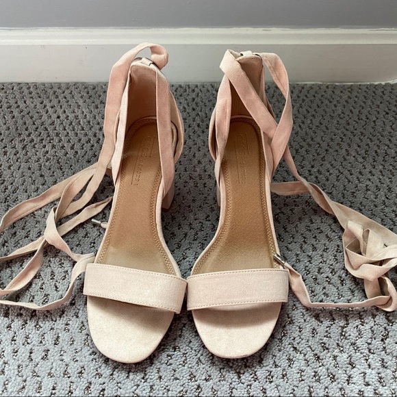 ASOS Blush Tie Heels - Picture 6 of 6